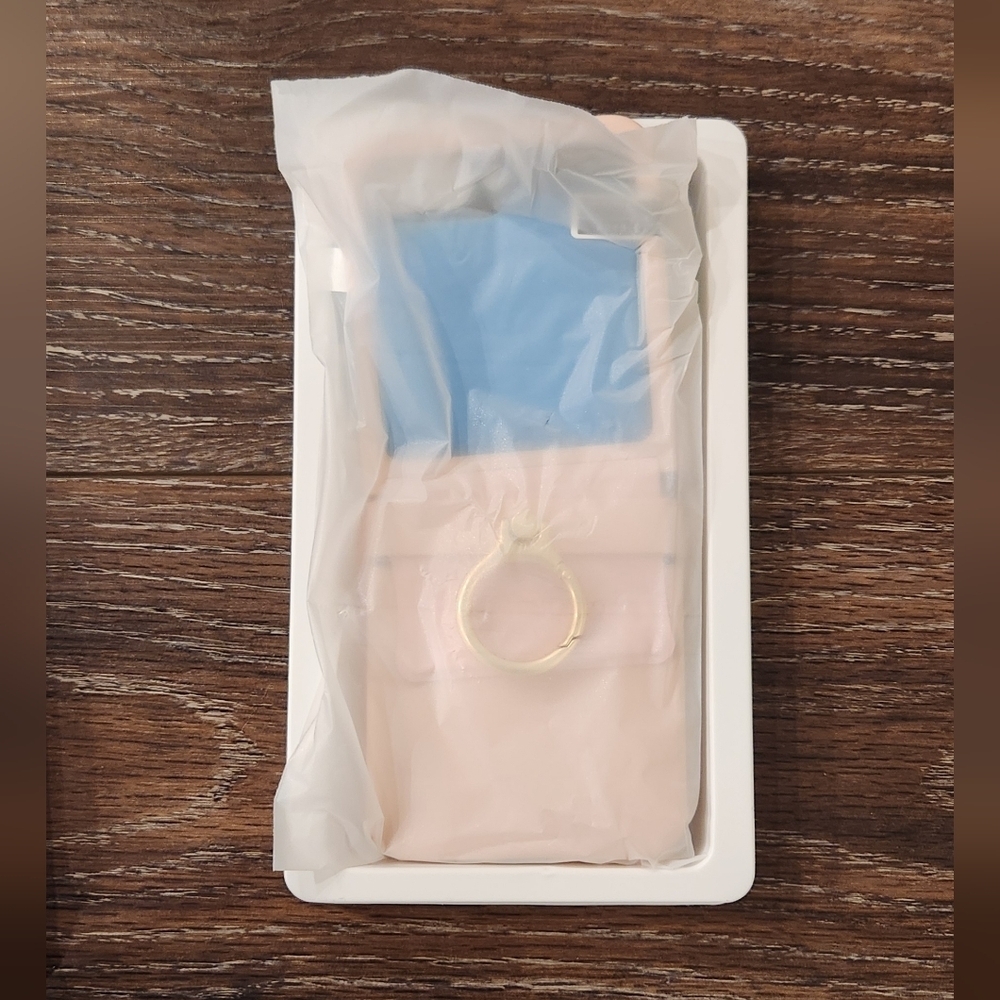 📱Hoerrye Samsung Galaxy Z Flip 6 Case, Soft Pink, Ring & Stand 2-in-1, Open Box - Picture 7 of 7